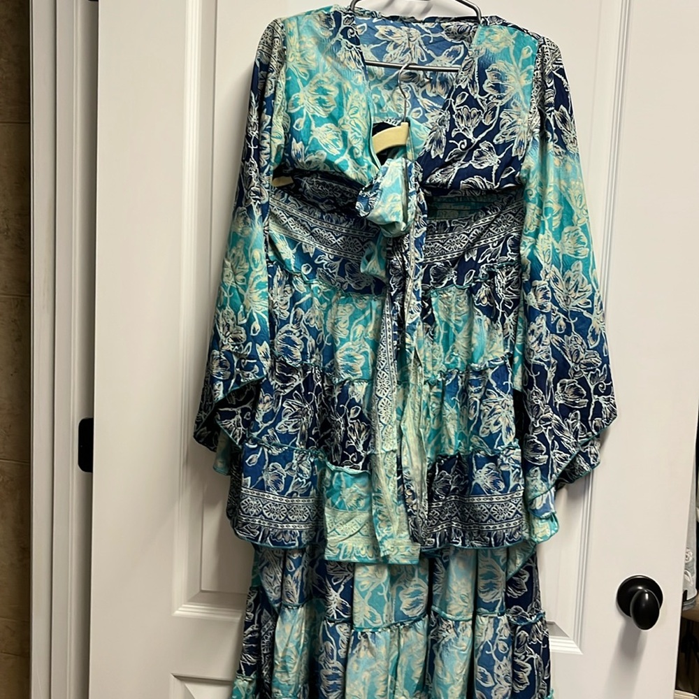 Brand new super comfy skirt top